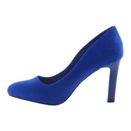 Sergio Leone Zapatos ante 1457 azul 2
