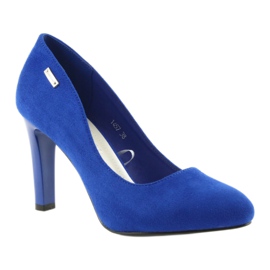 Sergio Leone Zapatos ante 1457 azul 1