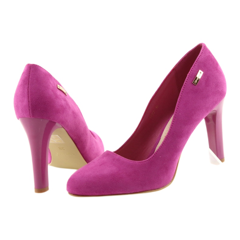 Sergio Leone Zapatos ante 1457 rosa 4