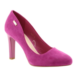 Sergio Leone Zapatos ante 1457 rosa 1