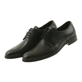 Tur Zapatos masculinos de cuero negro 3 Tur Zapatos masculinos de cuero negro 3