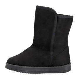 R'S Botas de nieve negras clásicas negro 4