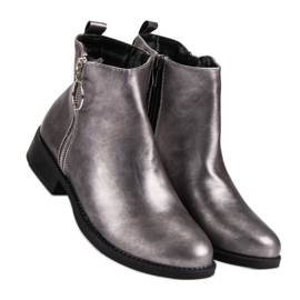 Bestelle Botas de plata de moda gris 6