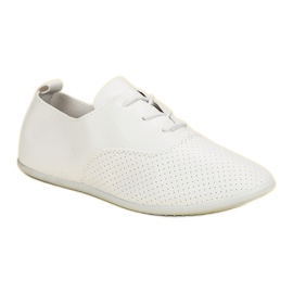 Zapatillas blancas atadas blanco 4