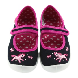 Befado zapatos para niños zapatillas bailarinas 114X323 rosa azul marino 3