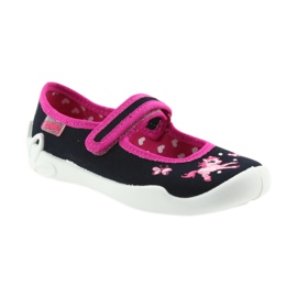 Befado zapatos para niños zapatillas bailarinas 114X323 rosa azul marino 1