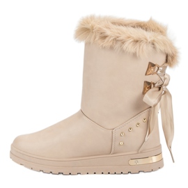 Super Me Moda Botas de nieve Moda marrón 5
