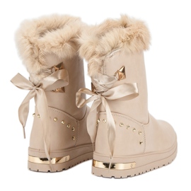 Super Me Moda Botas de nieve Moda marrón 6