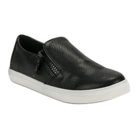 Weide Slipons negros 4