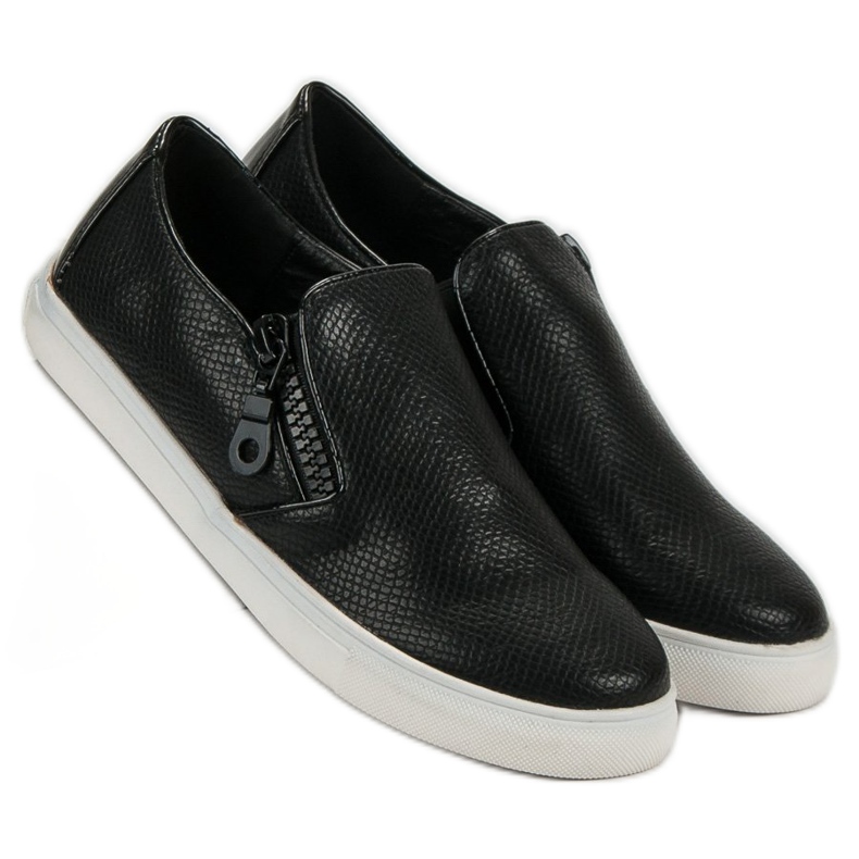 Weide Slipons negros 1