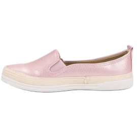 Slipons cómodos rosado 3
