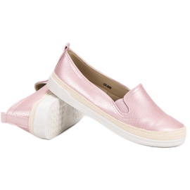 Slipons cómodos rosado 4