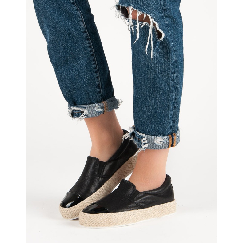 Zapatillas de deporte negras de moda negro 1