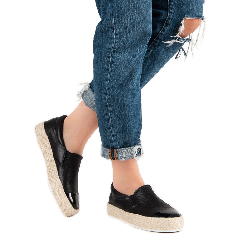 Zapatillas de deporte negras de moda negro 2