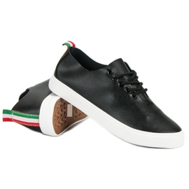 Zapatillas atadas negro 5