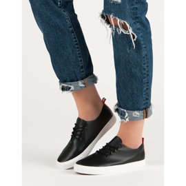 Zapatillas atadas negro 6