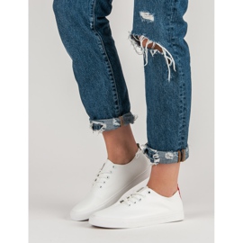 Zapatillas atadas blanco 1