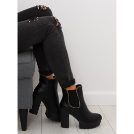 Botas de plataforma negras 123-30-1 Black negro 6