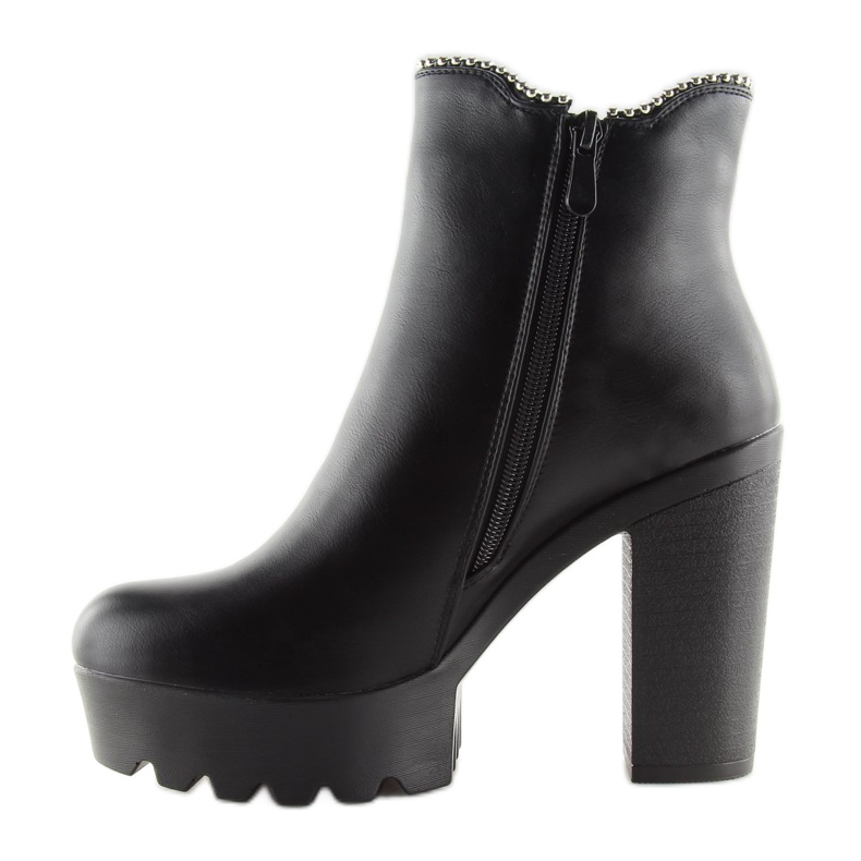 Botas de plataforma negras 123-30-1 Black negro 1