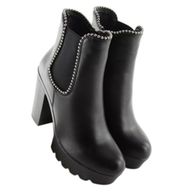 Botas de plataforma negras 123-30-1 Black negro 3