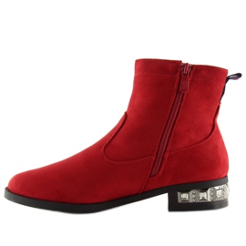 Rojo Botas rojas de mujer 168-176 Rojo 4