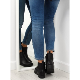 Botines Chelsea negros para mujer 3776 Negro 2