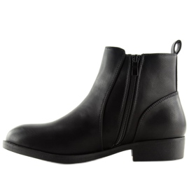 Botines Chelsea negros para mujer 3776 Negro 3