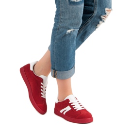 Zapatillas mckeylor de ante rojo 2 Zapatillas mckeylor de ante rojo 2