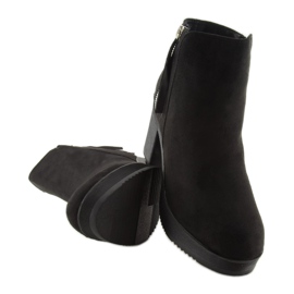 Botas con tacón estable negro YL96009 Negro 4