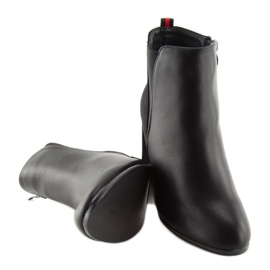 Botas negras de tacón A5580 Black negro 2