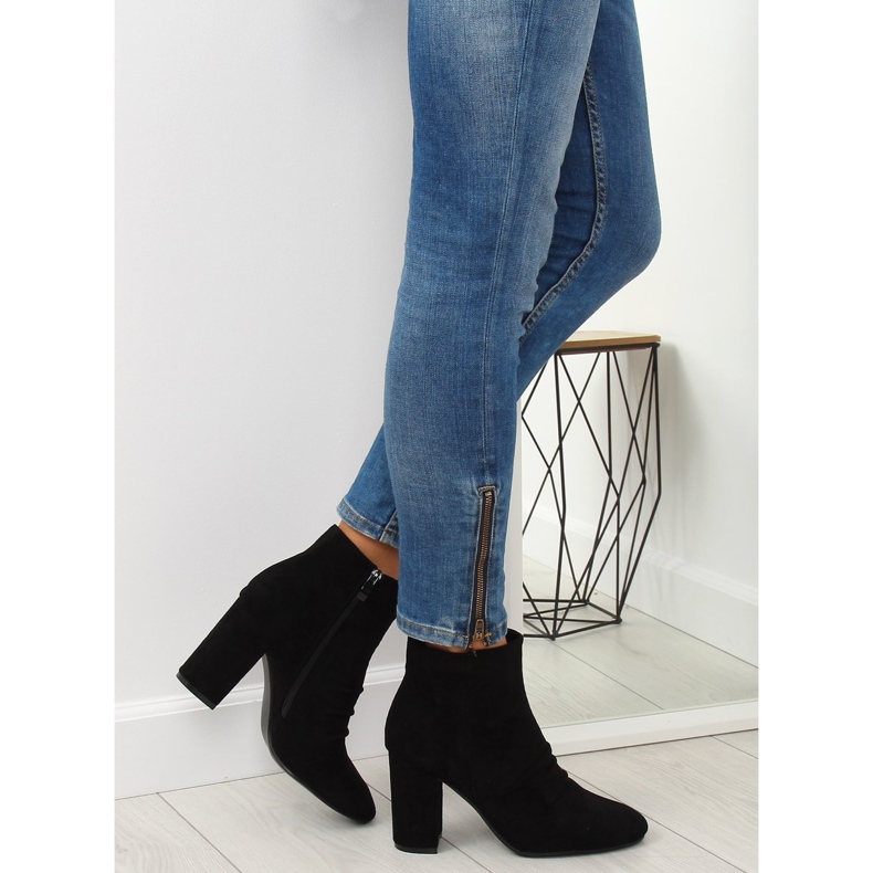 Tacones negros OM803 Botas negras 1