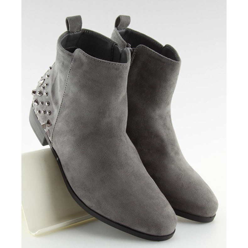 Botas grises Jodhpur MB188-112 Gris 2 Botas grises Jodhpur MB188-112 Gris 2