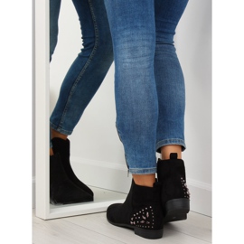 Negro Botas Jodhpur MB188-112 Negro 6