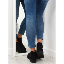 Botines Chelsea negros para mujer Y206 Negro 4