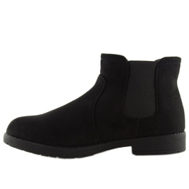 Botines Chelsea negros para mujer Y206 Negro 5
