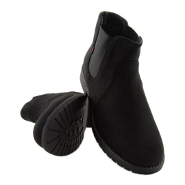 Botines Chelsea negros para mujer Y206 Negro 6