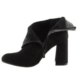 Botas negras de tacón Z199 Black negro 4