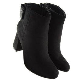 Botas negras de tacón Z199 Black negro 8