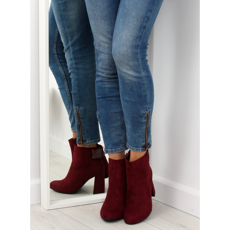Botines de tacón Z199 Burgundy burgundy rojo 1 Botines de tacón Z199 Burgundy burgundy rojo 1