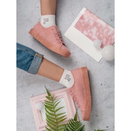 Kylie Alpargatas rosas rosado 8