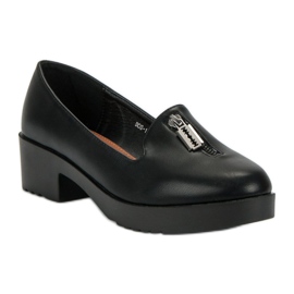 Comer Zapatos negros de tacón 6