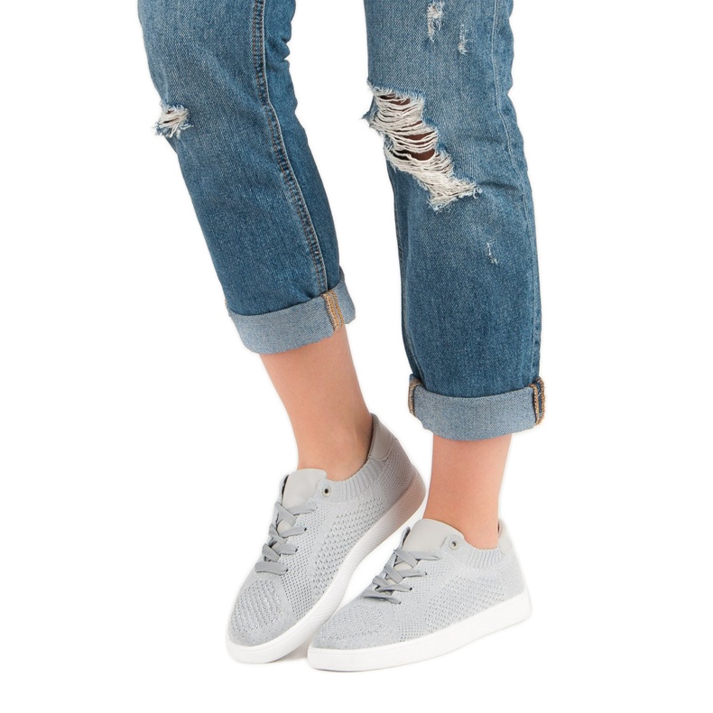 Calzado deportivo cómodo gris 2 Calzado deportivo cómodo gris 2