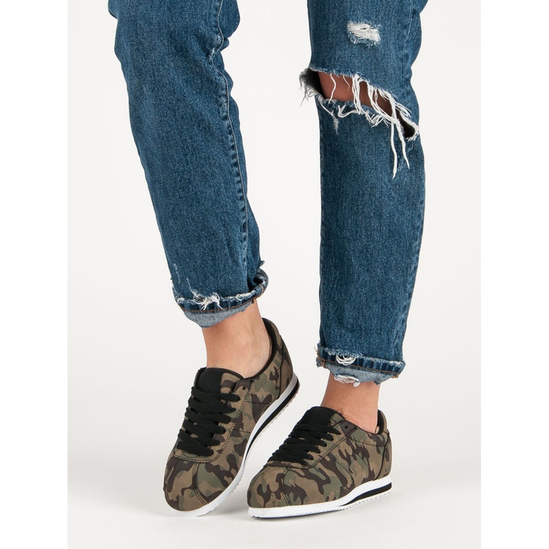 Zapatillas Moro marrón verde 1 Zapatillas Moro marrón verde 1