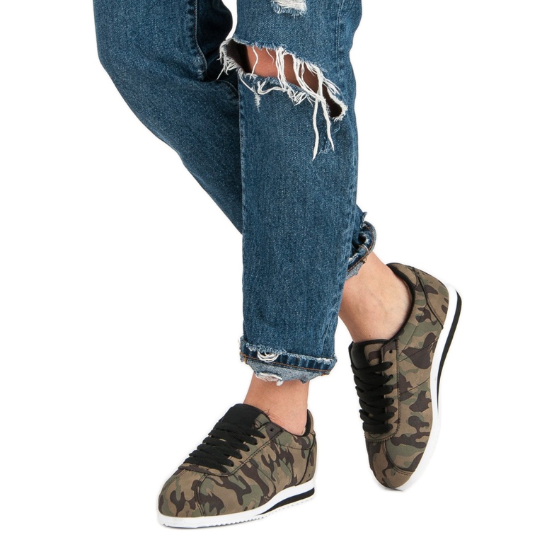 Zapatillas Moro marrón verde 2 Zapatillas Moro marrón verde 2