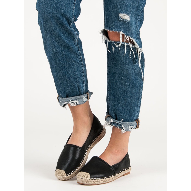 Small Swan Alpargatas clásicas negras negro 1