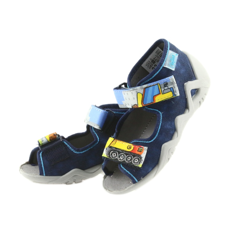 Befado zapatillas sandalias calzado infantil 250P077 azul marino 4