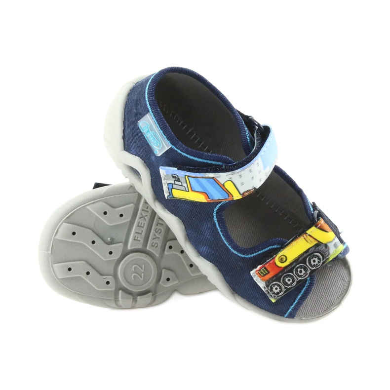 Befado zapatillas sandalias calzado infantil 250P077 azul marino 3