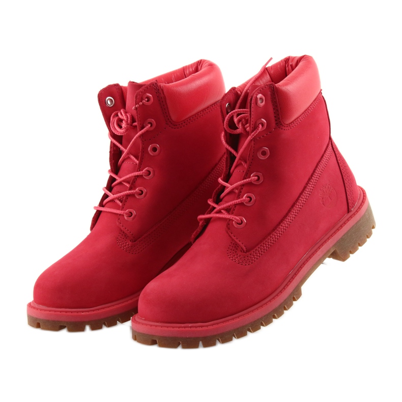 Timberland PREMIUM IMPERMEABLE DE 6 PULGADAS rojo 3