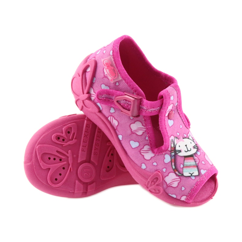 Zapatillas befado zapatos para niños 213P108 azul rosado 3