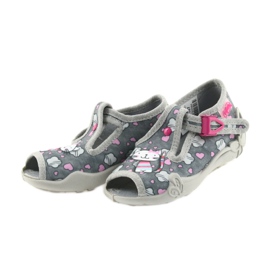 Zapatillas befado zapatillas niños 213P107 gris rosado 3